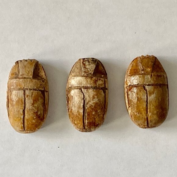 Genuine Egyptian Scarabs for Jewelry Making - Picture 1 of 5